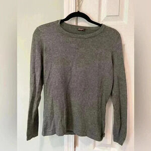 J.McLaughlin Sweater Dark Gray Women’s Small Long sleeve scoop neck cotton